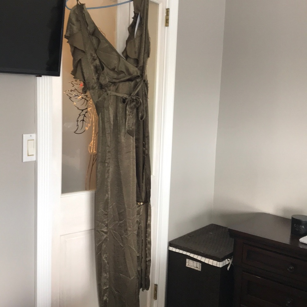 Jumpsuit, slits in both legs